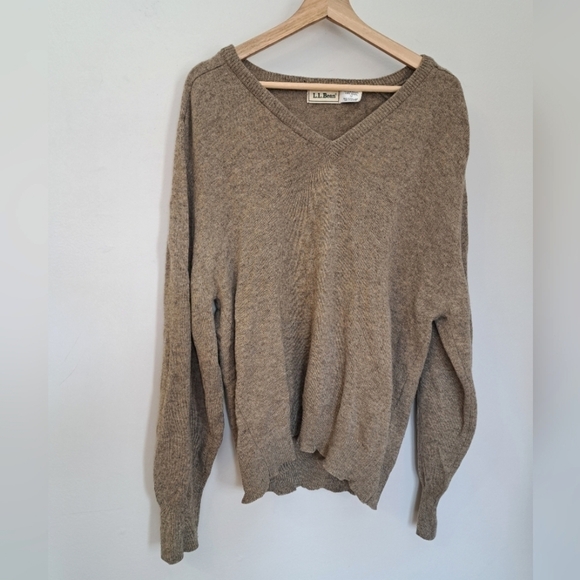 MEN'S Vintage L.L. Bean Lambswool Made in Scottland Sweater M - Picture 1 of 7